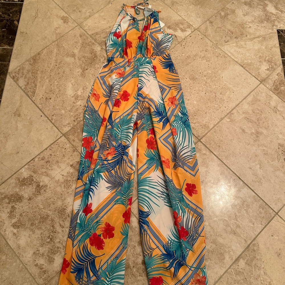 Tropical Floral Jumpsuit